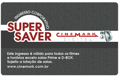 INGRESSO CINEMARK 3D VIRTUAL