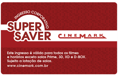 INGRESSO CINEMARK PADRÃO VIRTUAL 2D