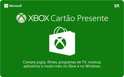 CARTÃO PRESENTE XBOX CREDITS VIRTUAL